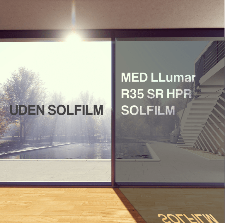 LLumar R35 SR HPR indvendig montering – Folie-hus.dk