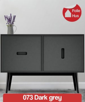 073 Dark grey folie til skabslåger