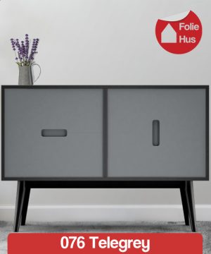 076 Telegrey folie til skabslåger