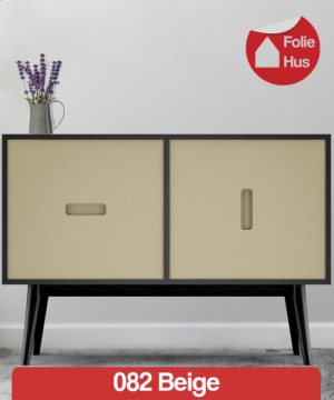 082 Beige folie til skabslåger