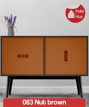 083 Nut brown folie til skabslåger