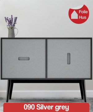 090 Silver grey folie til skabslåger